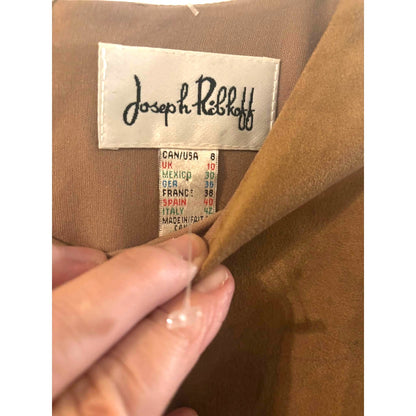 Joseph Ribkoff Faux Suede Chevron Sheath Dress – NWT – Size 8