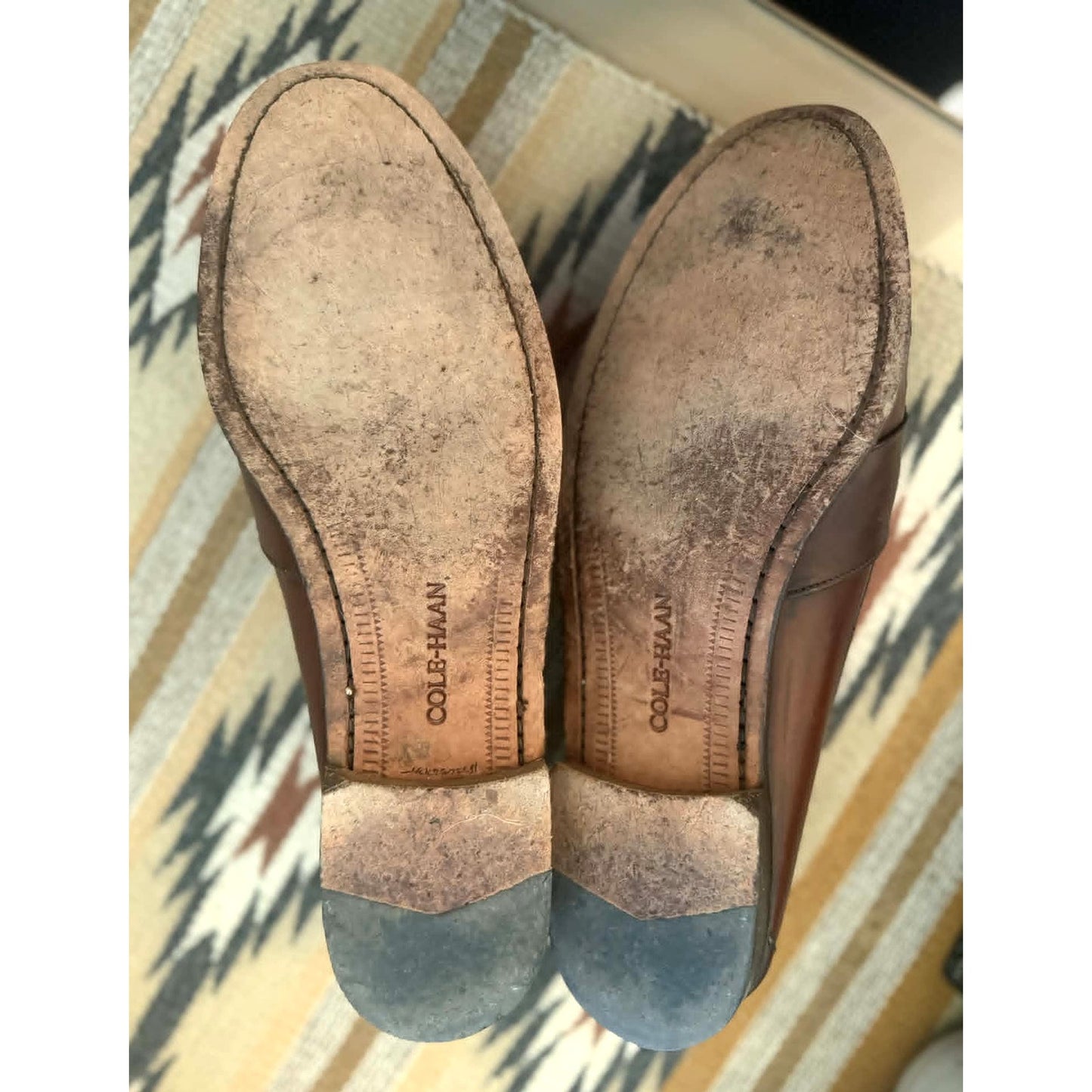 Vintage Men's Cole Haan Brown Leather Tassel Loafers ~ Size 10.5 D