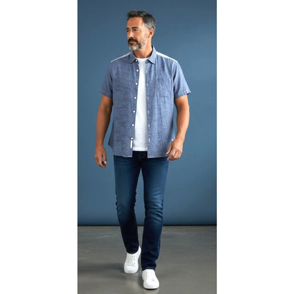 Tommy Bahama Island Scene Cotton Button-Up Men's Shirt L