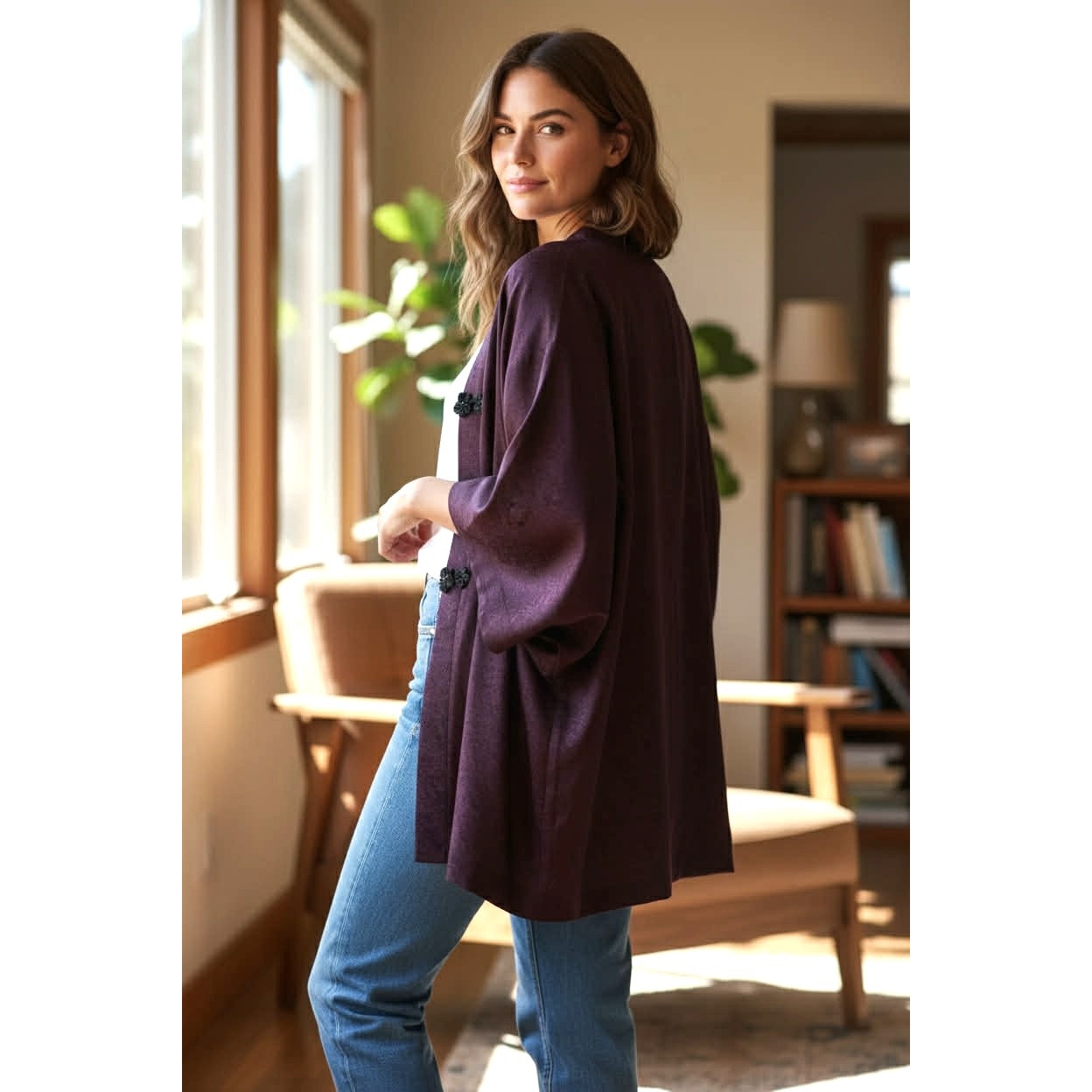 Vintage Chinese Silk Kimono Jacket