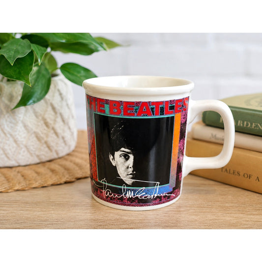 Vintage 1991 Paul McCartney Beatles Apple Corps Collectible Mug