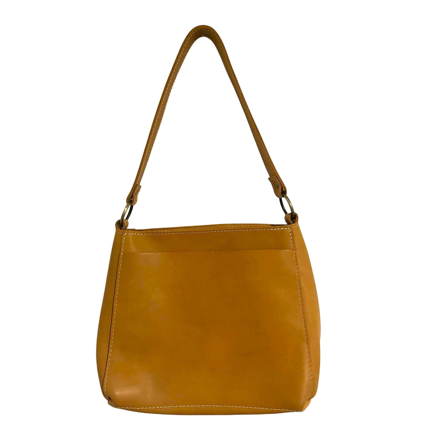 ONLY ONE!!! Portland Leather Goods Cognac Zip Shoulder Bag – Full Grain Leather Tote