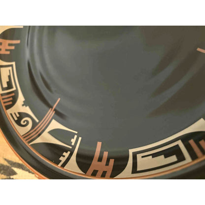 ONLY ONE!!! Vintage Noritake Desert Fire Stoneware 12" Round Chop Plate