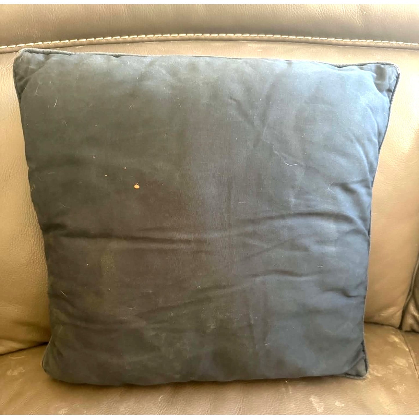 Vintage Signed Floral Tapestry Pillow