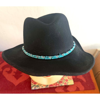 Renegade Headwear Black Western Hat Size L