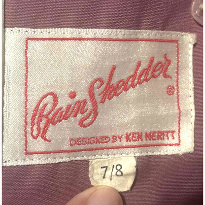 ONLY ONE!!! Vintage Rain Shedder by Ken Merritt Coat 70s/80s Belted Trench Coat