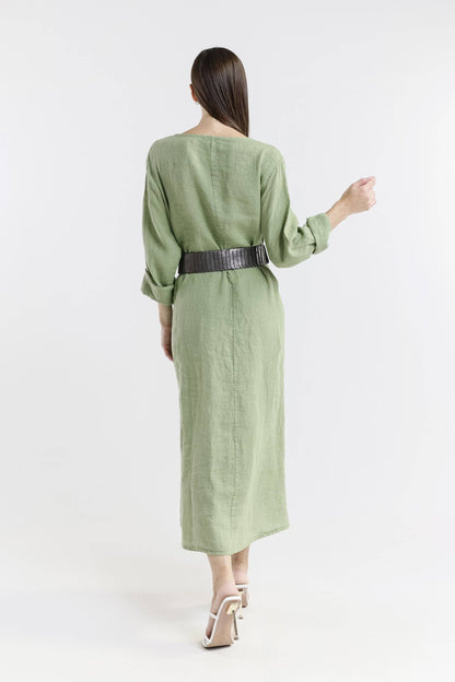 Nikolina Stretch Belt with Silver Buckle – Effortless Chic