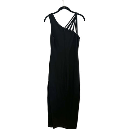 Vintage 1990s Tadashi Black Evening Dress S-XS