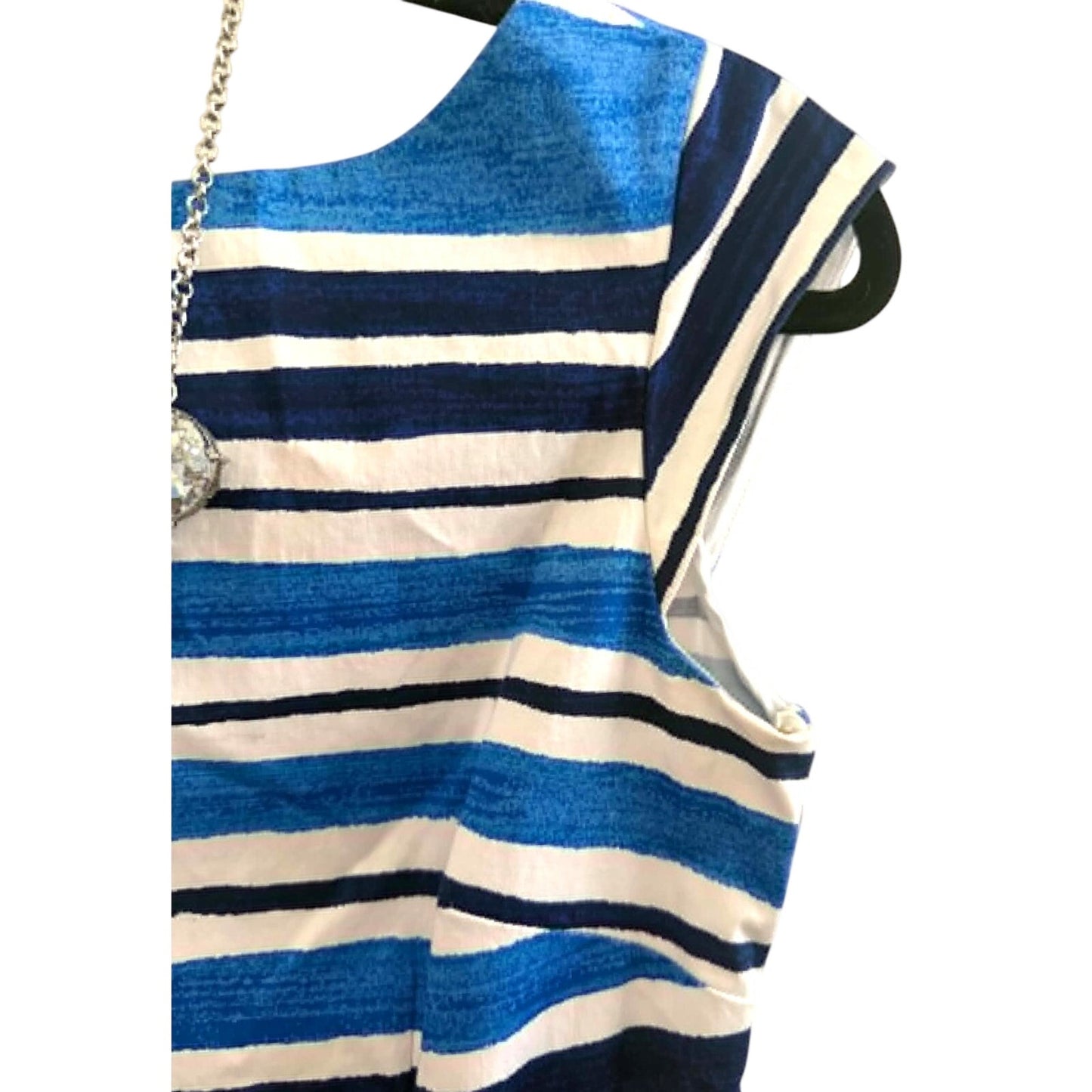 Kate Spade NY Mariella Blue White Stripe Dress Size 2