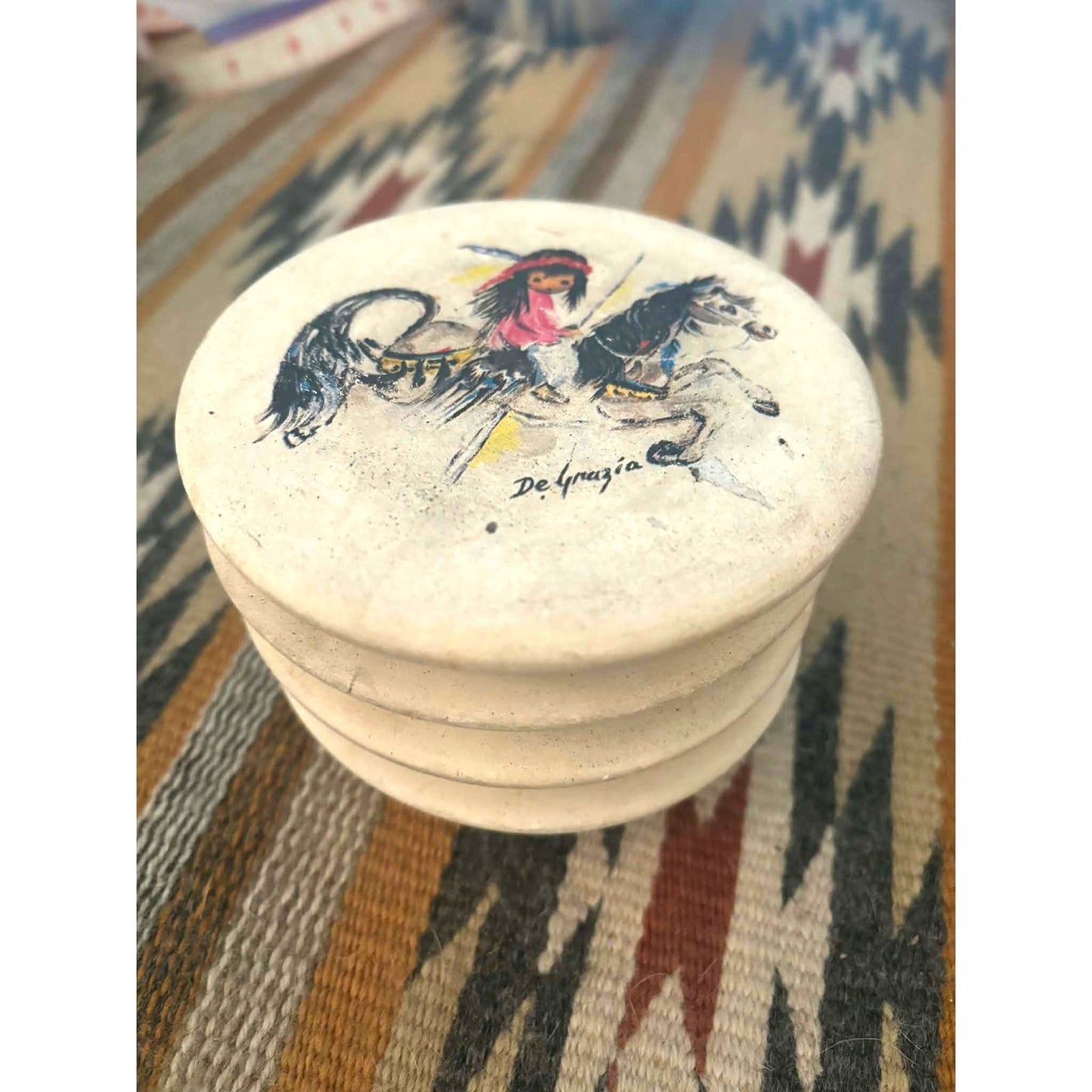 DeGrazia Native American Stone Coasters – Set of 4