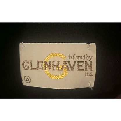 ONLY ONE!!! Vintage 1960s Glenhaven Ltd Black Wool Skirt Suit ~ Size S/M