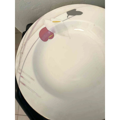 ONLY ONE SET!!! Vintage Mikasa Anthurium Bone China Set 4 Soup Bowls