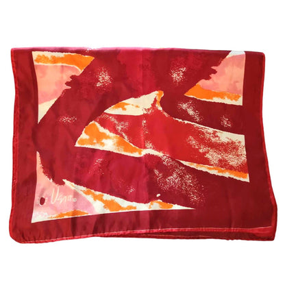 ONLY ONE!!! Vintage Vera Neumann Signed w/Ladybug Oblong Polyester Scarf