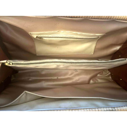 ONLY ONE!!! Vintage Wicker Box Handbag with Leather Handle & Brass Latch – 1950s Palm Beach Style
