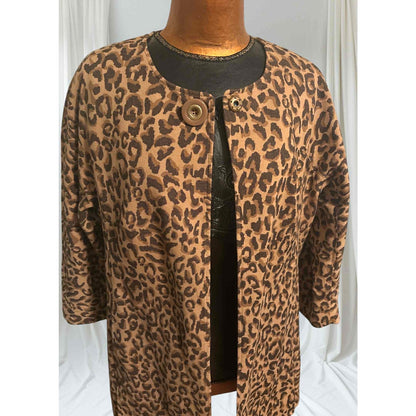 cabi Leopard Print Cotton Stretch Jacket | Curated Classic
