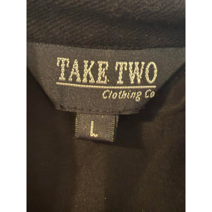 Take Two Embroidered Floral Duster Jacket ~ Size L