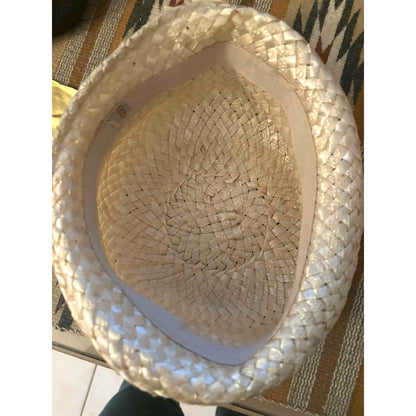 Vintage Mid Century Straw Cloche Hat