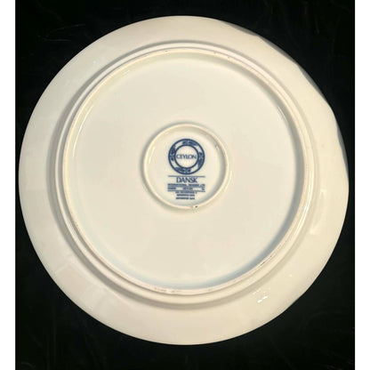 ONLY ONE!!! Vintage Dansk Ceylon Blue & White Large Serving Platter 13” Leaf Motif Japan