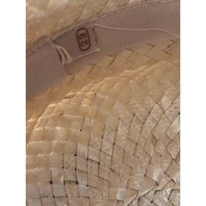 Vintage Mid Century Straw Cloche Hat