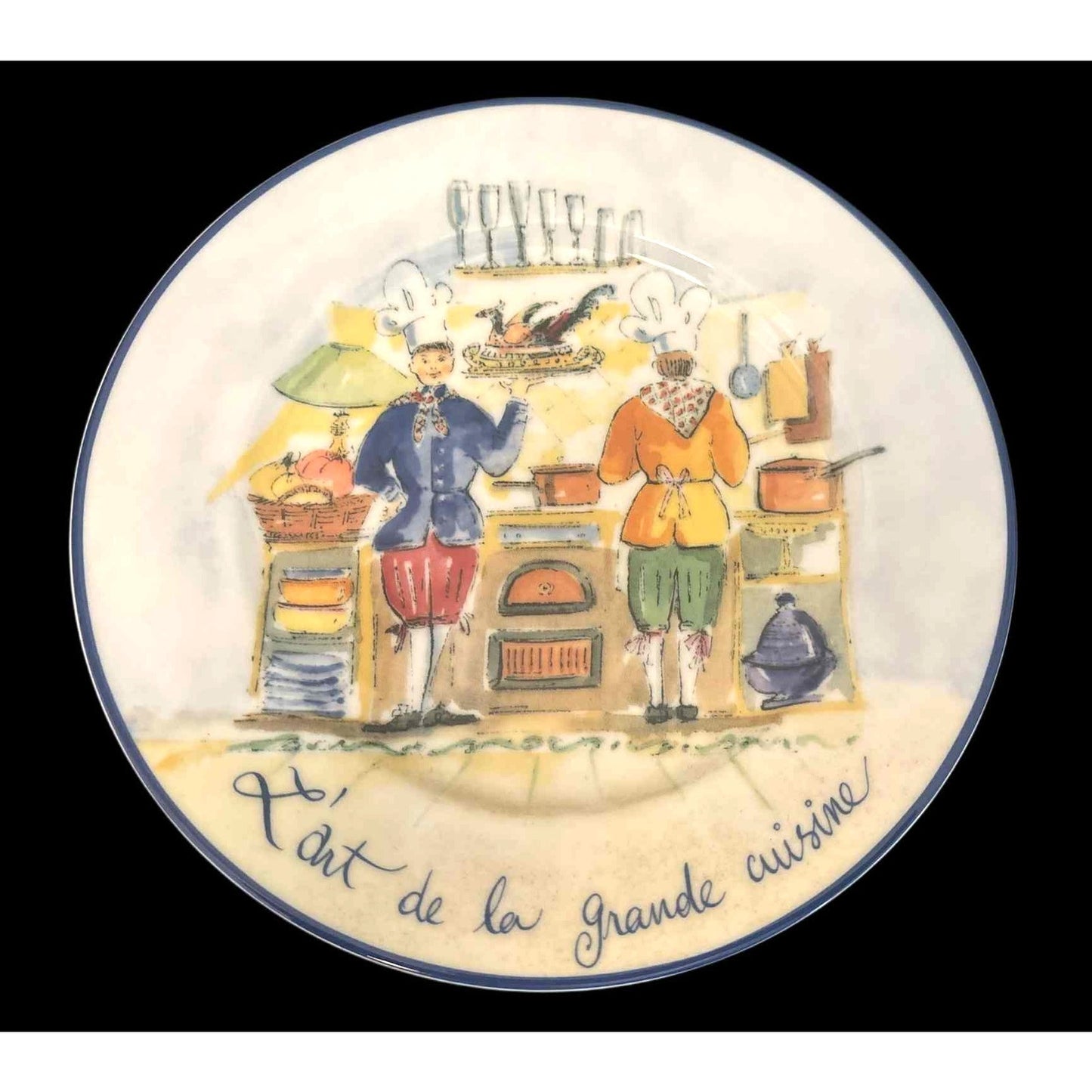 ONLY ONE SET!!! Vintage Set 6 Williams-Sonoma L’Art de la Grande Cuisine Salad Plates