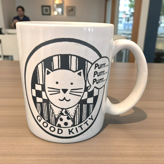 Funny Cat Mug “Good Kitty Bad Kitty” Designed in USA
