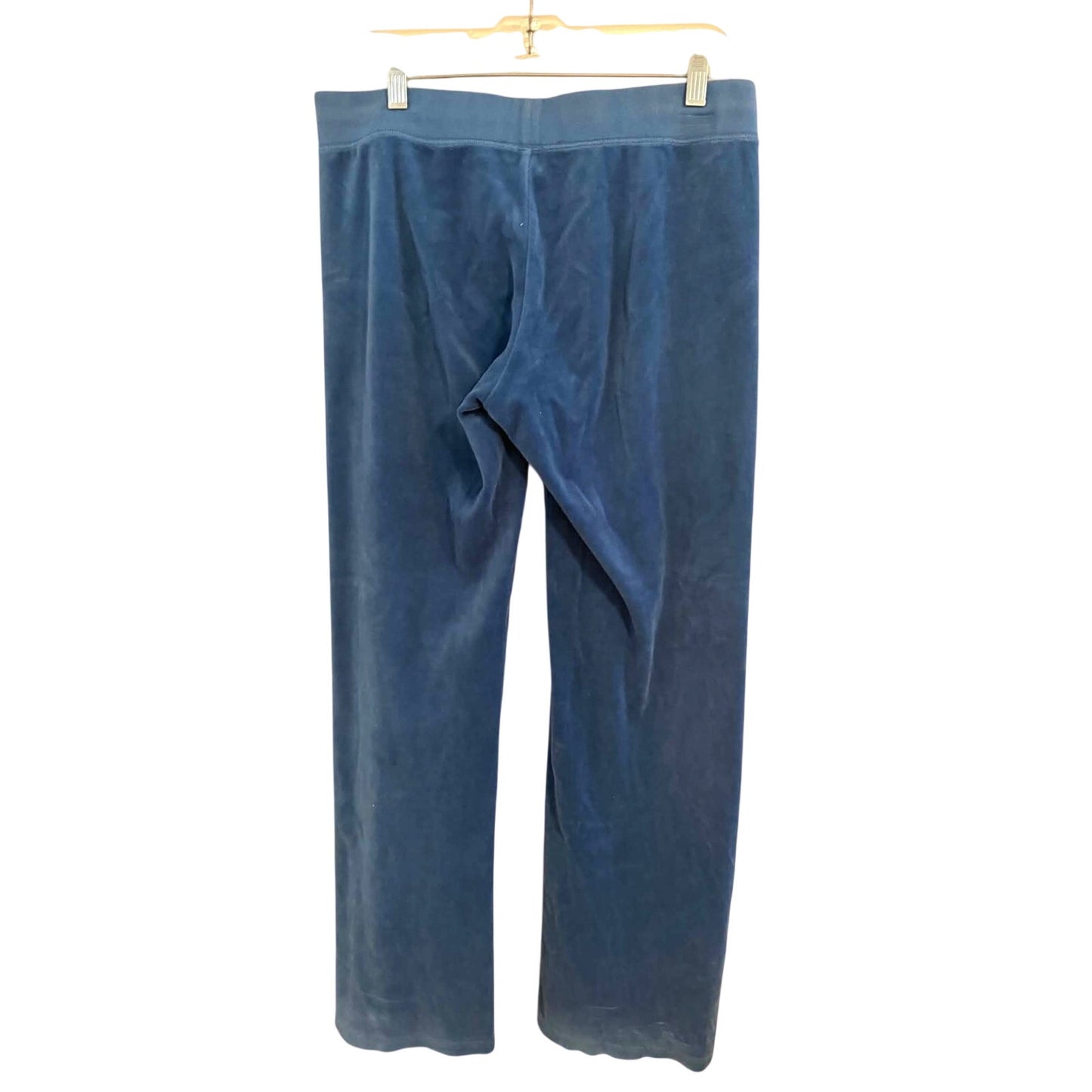 Juicy Couture Vintage Juicy Couture Blue Velour Rhinestone Crown Track Suit Set
