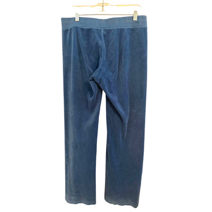 Juicy Couture Vintage Juicy Couture Blue Velour Rhinestone Crown Track Suit Set