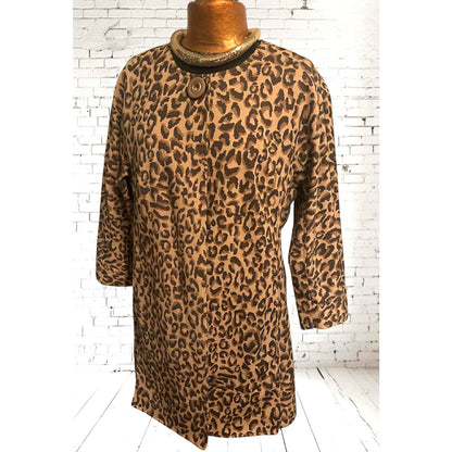 cabi Leopard Print Cotton Stretch Jacket | Curated Classic