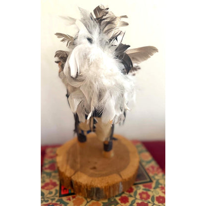 Vintage Signed Kachina Doll | Hand Carved Southwestern Folk Art Sculpture