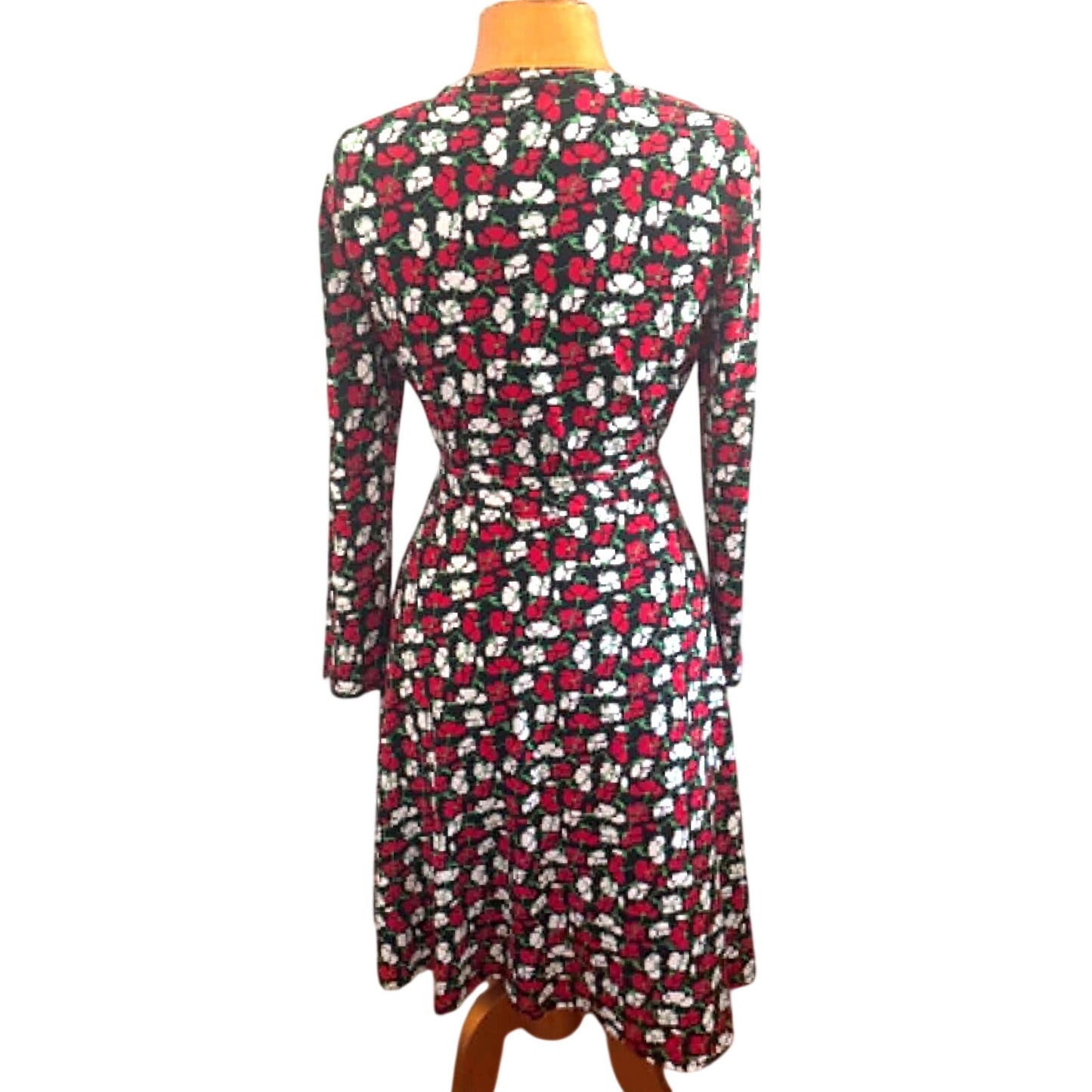 Brooks Brothers Faux Wrap Floral Dress Size M