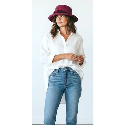 Deborah Rhodes Designer Wide Brim Hat