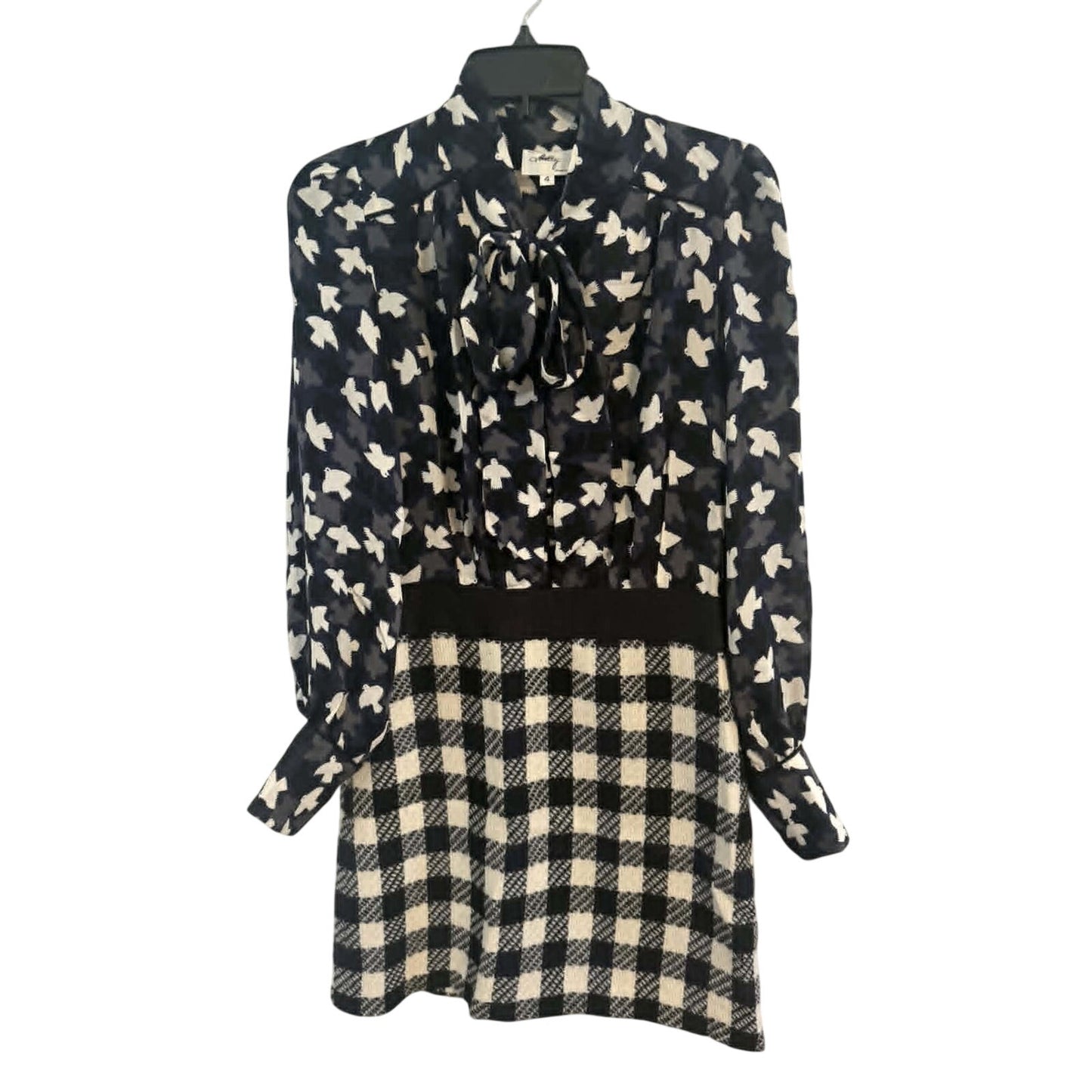 New Milly NY Silk Wool Dress Size 4