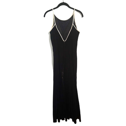 ONLY ONE!!! Vintage Jessica McClintock Black Velvet Maxi Dress – Classic 1990s