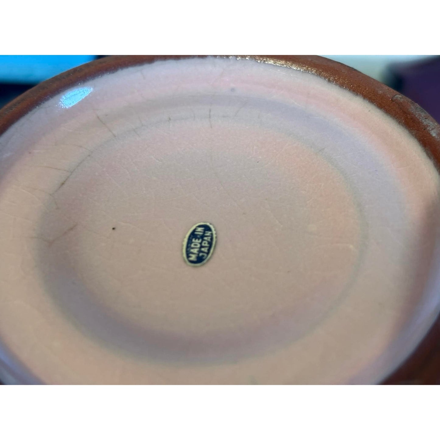 Vintage Pink Lavender Gold Teapot Made in Japan