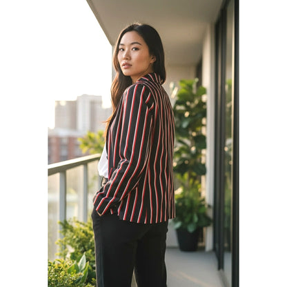 Forever 21 Plus Bold Stripe Blazer | Size 2X