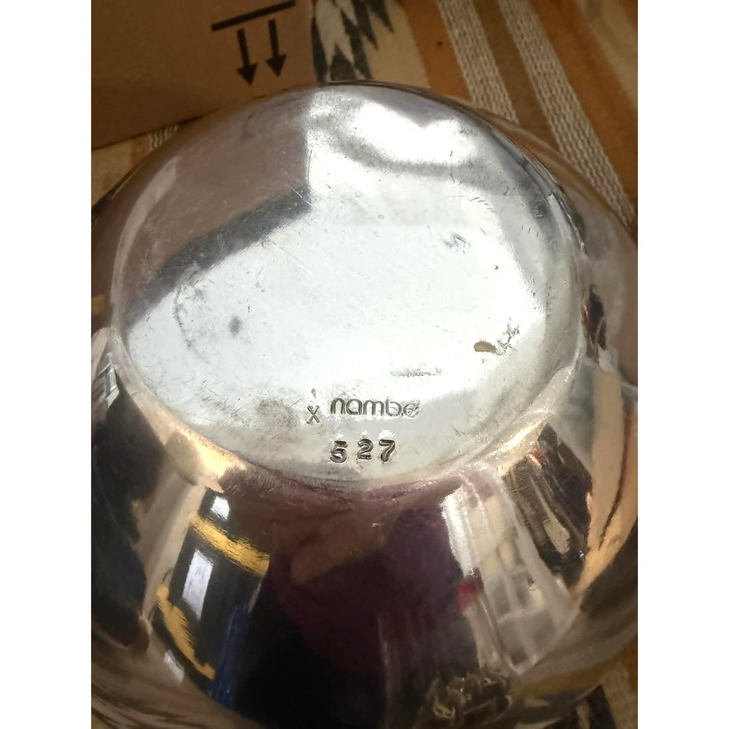 Vintage Nambe 527 Mid Century Modern Bowl
