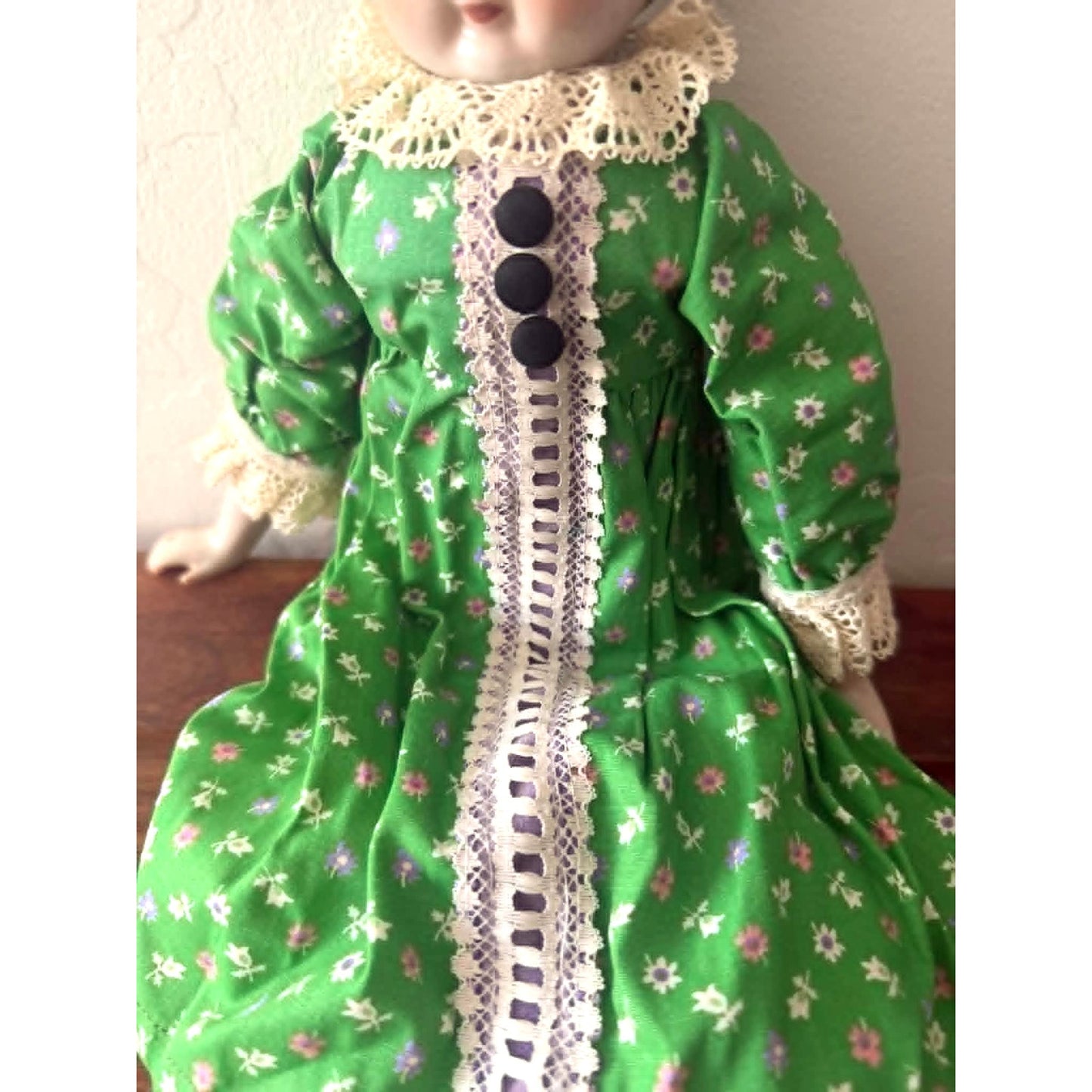 Vintage China Head Doll w/China Arms & Legs