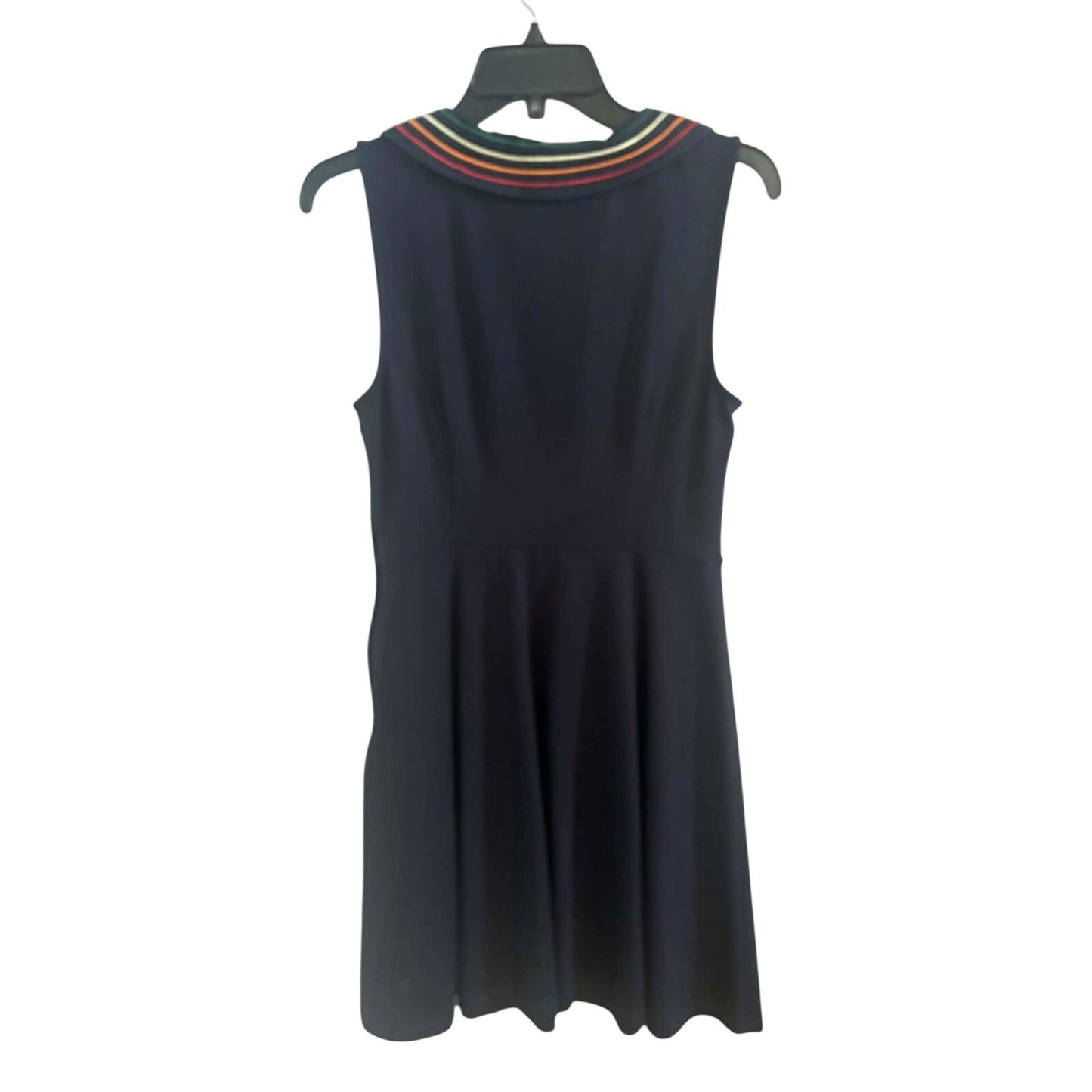 ModCloth Retro-Inspired Navy Fit & Flare Dress – Size M