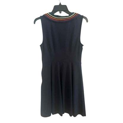 ModCloth Retro-Inspired Navy Fit & Flare Dress – Size M
