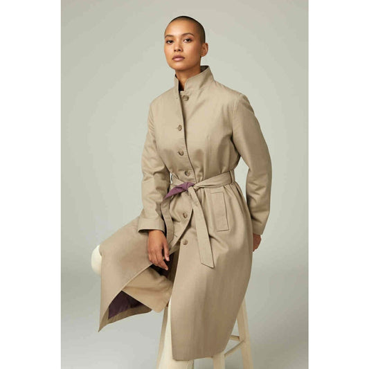 ONLY ONE!!! Vintage Rain Shedder by Ken Merritt Coat 70s/80s Belted Trench Coat