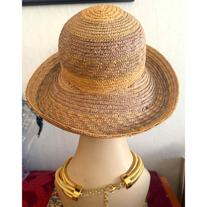 Vintage Scala Firenze Italy Straw Sun Hat
