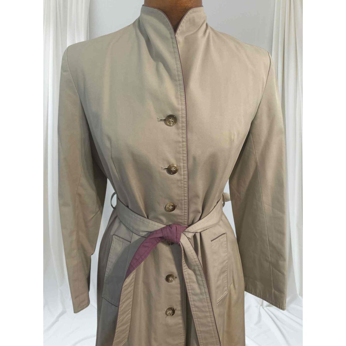 ONLY ONE!!! Vintage Rain Shedder by Ken Merritt Coat 70s/80s Belted Trench Coat