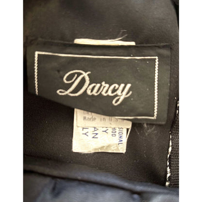 ONLY ONE!!! Vintage 1980s DARCY Black & White Strapless Party Dress 3/4