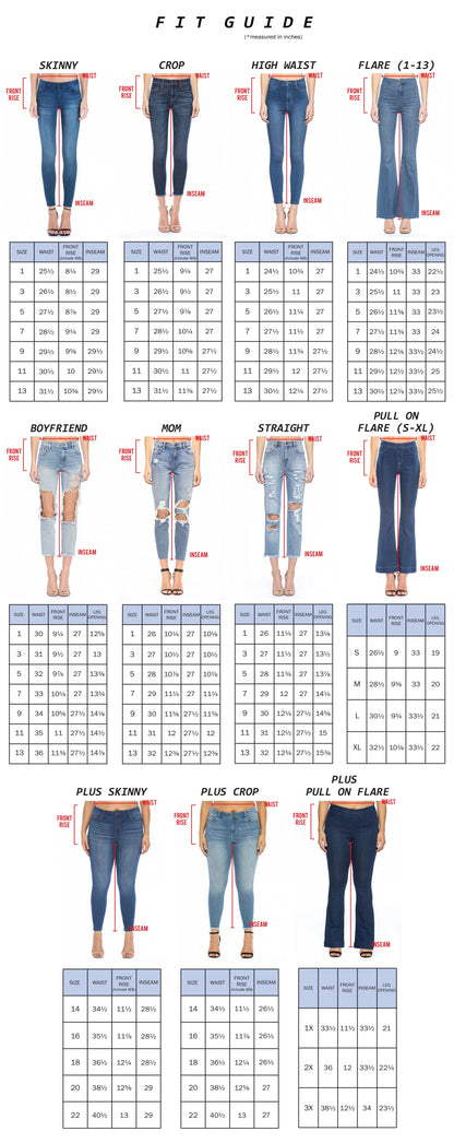 Effortless Pull-On Mid-Rise Cropped Jeans