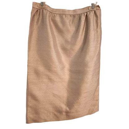 ONLY ONE!!! Vintage 1960s Raw Silk Jacket & Shell Top Set ~ Size L